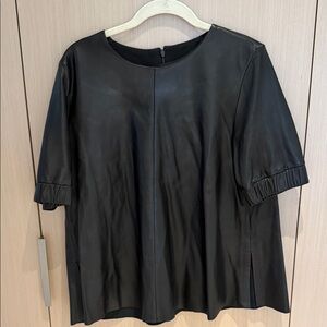 Cos leather top